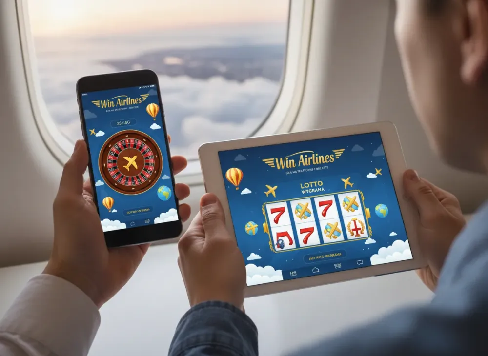 Win Airlines app – gra na telefonie i tablecie
